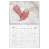 DIY baby foto eerste jaar nieuwe ouders afbeelding Kalender (Mar 2026)