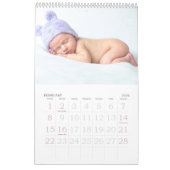 DIY baby fotopasgeboren eerste jaar personaliseren Kalender (Feb 2026)