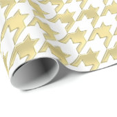 DIY Background XL Faux Gold Houndstooth Cadeaupapier (Rol Hoek)