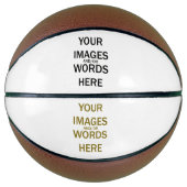 DIY - Basketball volledig formaat Basketbal (Voorkant)