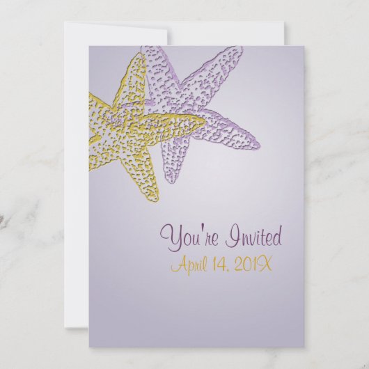 DIY Beach-uitnodigingen/elke gelegenheid Kaart (Voorkant)