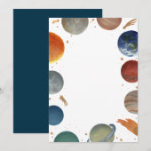 DIY blanco geverfde planten Kaart (Voorkant / Achterkant)