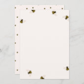 DIY Blank bijen Kaart (Voorkant / Achterkant)