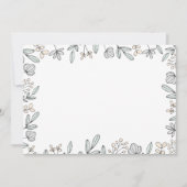 DIY Blank, fijn Floral ontwerp Kaart (Voorkant)