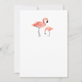DIY Blank Flamingo Kaart