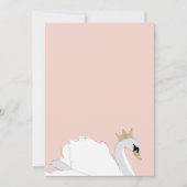 DIY Blank Swan Princess Party Kaart (Voorkant)