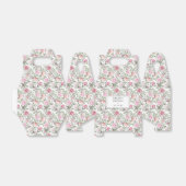 DIY Blush Roze Waterverf Bloemen Vrijgezellenfeest Bedankdoosjes (Uitgevouwen)