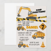 DIY Bouw Verjaardag Uitnodigingen (Voorkant / Achterkant)