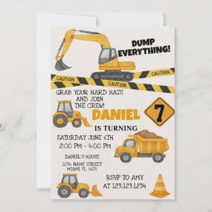 DIY Bouw Verjaardag Uitnodigingen