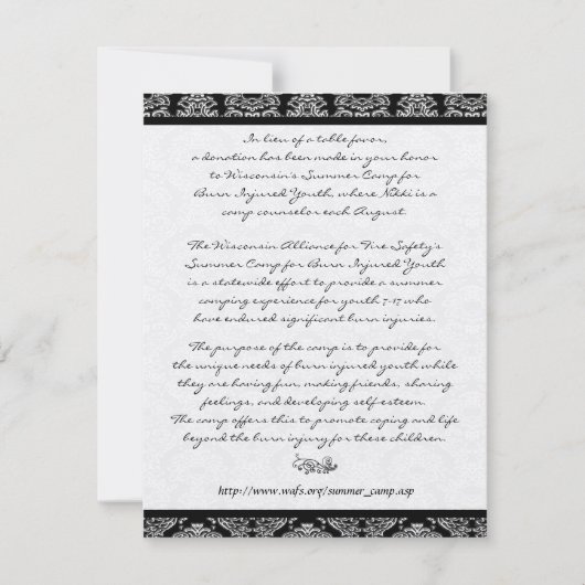 DIY Bruiloft Tafel Bedankt (Voorkant)