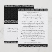 DIY Bruiloft Tafel Bedankt (Voorkant / Achterkant)