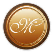 DIY Button - Pas uw monogram en ideeën aan Keramische Knop (Voorkant)