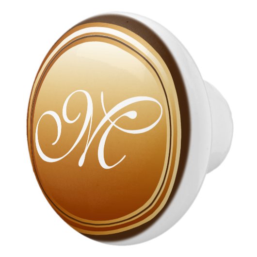 DIY Button - Pas uw monogram en ideeën aan Keramische Knop (Rechts)