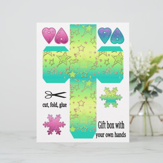 DIY-cadeaudoos (Staand voorkant)