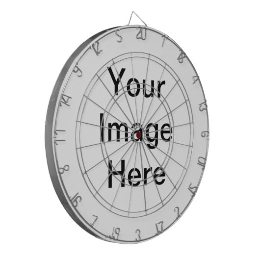 DIY Cadeautje, Upload Afbeelding, voeg Tekst en Kl Dartbord (Voorkant Links)