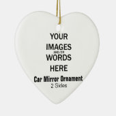 DIY - Car Mirror Ornament (2 segmenten) (Rechts)
