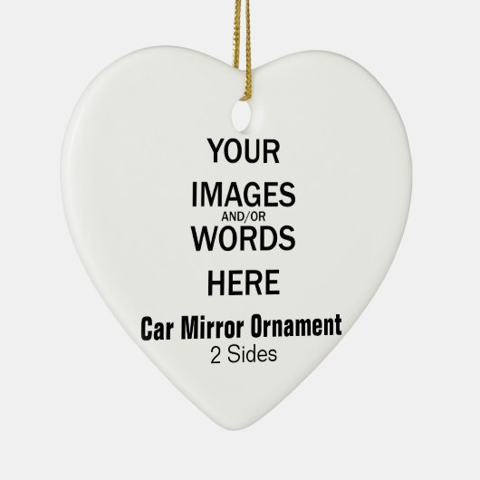 DIY - Car Mirror Ornament (2 segmenten) (Rechts)