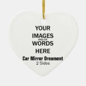 DIY - Car Mirror Ornament (2 segmenten) (Voorkant)