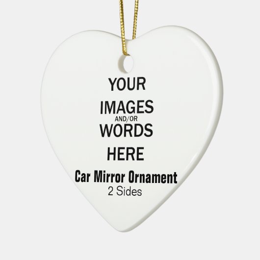 DIY - Car Mirror Ornament (2 segmenten) (Links)