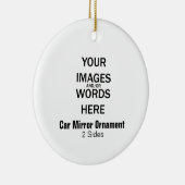 DIY - Car Mirror Ornament (2 zijkanten) (Rechts)