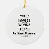 DIY - Car Mirror Ornament (2 zijkanten) (Voorkant)