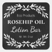 DIY  Chalkboard Lotion Bar Labels (Voorkant)