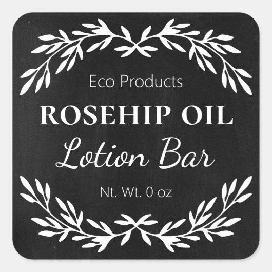 DIY  Chalkboard Lotion Bar Labels (Voorkant)