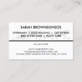 DIY Chicken Duck Koe Pig Family Boerderij Visitekaartje (Achterkant)