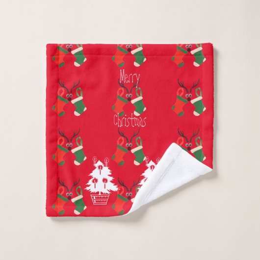 DIY Christmas Home Decor Badhanddoek Set Bad Handdoek (Wasdoekje)