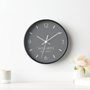 DIY Clock   Aangepaste kleur, naam, tekst