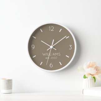 DIY Clock | Aangepaste kleur, naam, tekst