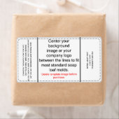 DIY Cold Process Soap Label Sjabloon (Insitu)