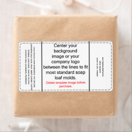DIY Cold Process Soap Label Sjabloon