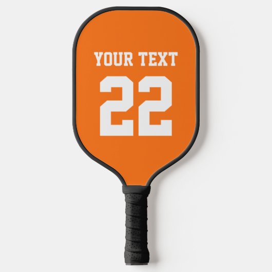 DIY Colors Pumpkin Sports Team Jersey Pickleball Paddle (Voorkant)