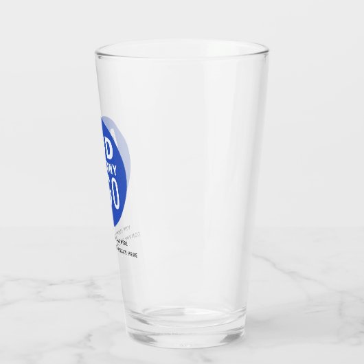 DIY Company Logo and Brand Name Beer Glas (Links)