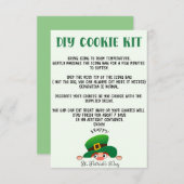 DIY COOKIE KIT INSTRUCTIES, ST PATRICKS DAY BEDANKKAART (Voorkant / Achterkant)