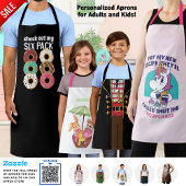 DIY Crafts Kleding Protector Cook Stylist Logo Schort