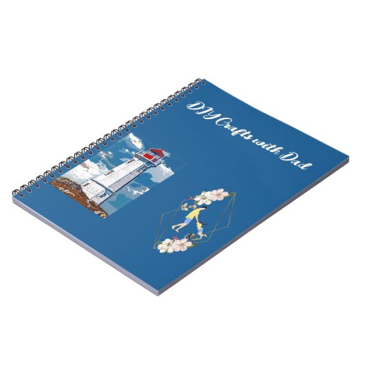 DIY Crafts met papa, dochter Bonding Lighthouse Notitieboek (Linkerzijde)