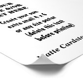 DIY Creëer Uw eigen 5 x 7 matte papier A2 Poster (Hoek)