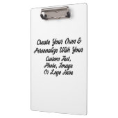 DIY Creëer Uw Eigen Aangepaste Klembord, Gepersona Klembord (Links)