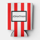 DIY Creëer Uw Eigen Aangepaste Koelbox STREPEN A1 Blikjeskoeler (Voorkant)