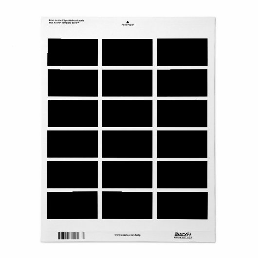 DIY CREËER UW EIGEN ADRESETIKETTEN (diverse groott Etiket (Full Sheet)
