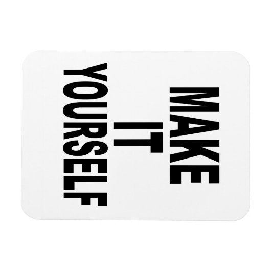 DIY Creëer Uw eigen flexibele koelkastmagneet Magneet (Horizontaal)