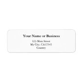 DIY, Creëer uw eigen huis, kantoor en bedrijf Etiket (Voorkant)