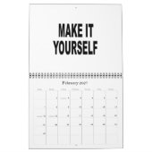 DIY Creëer Uw eigen kalender voor 2015 (Feb 2027)