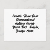 DIY Creëer Uw eigen persoonlijke medewerkers Feestdagenkaart (Voorkant)