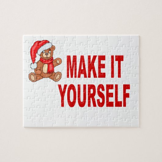 DIY Creëer Uw eigen puzzel Legpuzzel (Horizontaal)