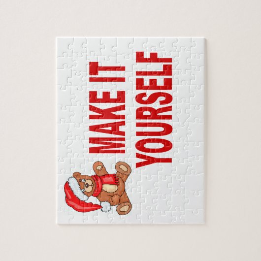 DIY Creëer Uw eigen puzzel Legpuzzel (Verticaal)