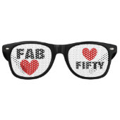 DIY Creëer Uw Eigen Verjaardagsfeesttinten A62E Retro Zonnebril (Voorkant)