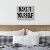 DIY Creëer Uw Eigen Verpakte Canvaskunstwerk Canvas Afdruk (Insitu (Slaapkamer))